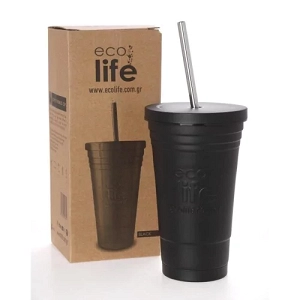 Coffee Thermos Cup Black