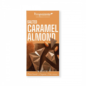 White Chocolate with Salted Caramel and Almond