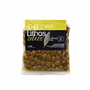 Green olives in extra olive oil