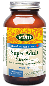 Super Adult Microbiota Χωρίς Γλουτένη 60 caps