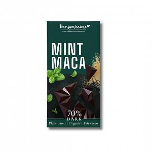 Dark Chocolate 70% Cocoa with Mint and Maca
