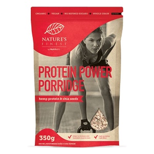 Protein power porridge with hemp protein & chia seeds