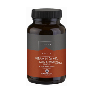 Vitamin D3 + K2 Complex 2000iu & 100mcg 50 κάψουλες