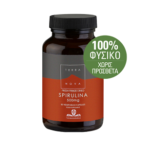 Food supplement Spirulina 500mg 50 caps
