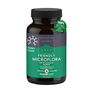 Green child friendly microflora 50 caps
