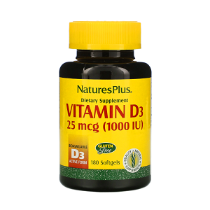 Vitamin D3 1000 IU 180 μαλακές κάψουλες
