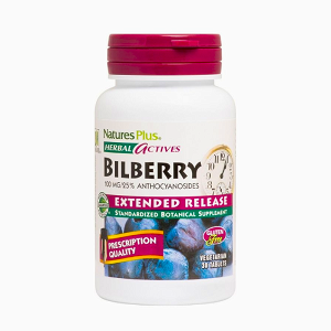 Bilberry 100 mg extended release 30 tabs
