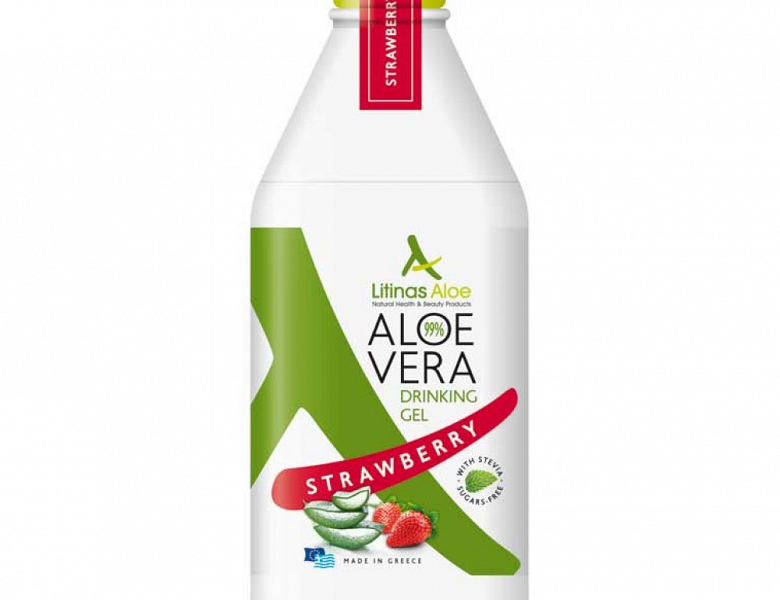 Drinking gel aloe vera with strawberry flavor | Biologiko Xorio