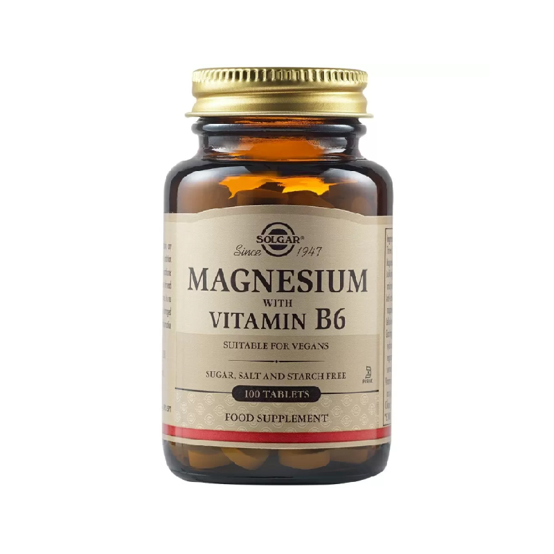 Magnesium & Vitamin B6 100 ταμπλέτες