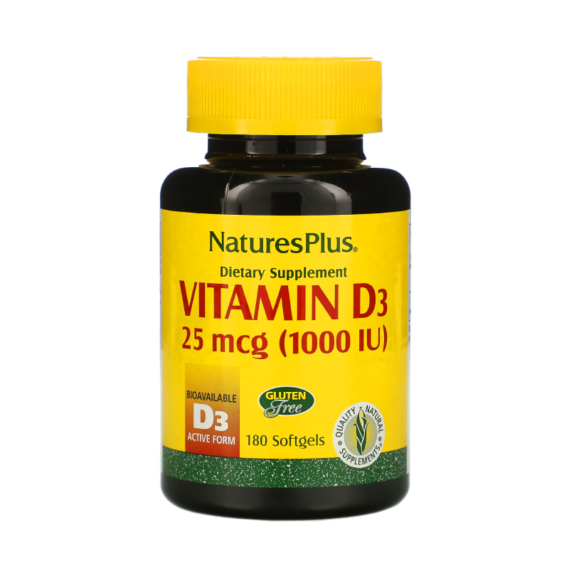 Vitamin D3 1000 IU 180 softgels