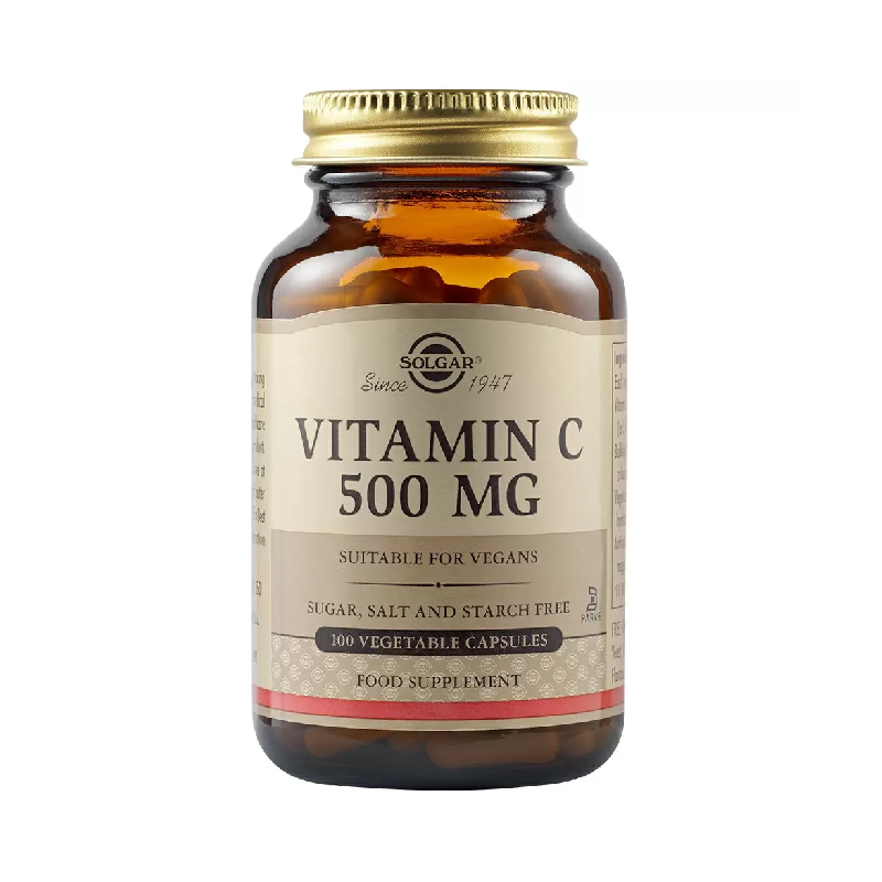 Vitamin C 500mg 100 φυτικές κάψουλες