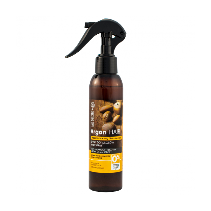 Hair spray with keratin & argan oil