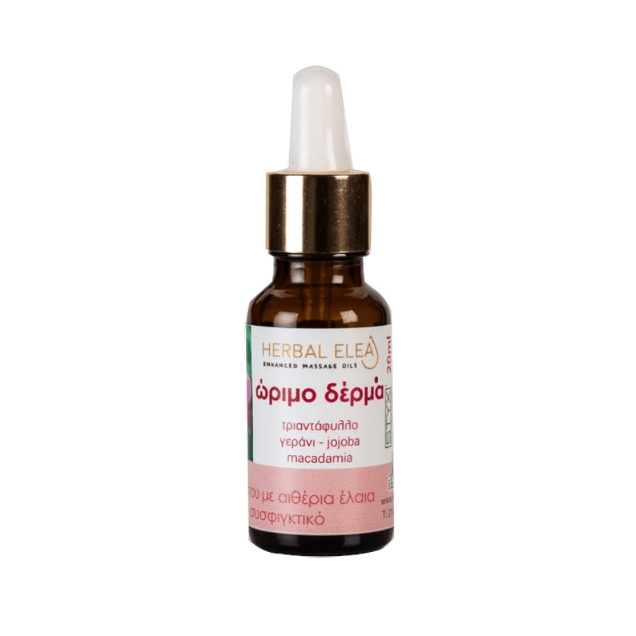 Concentrate oil for matured skin with rose