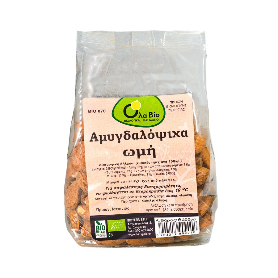 Raw almond kernel