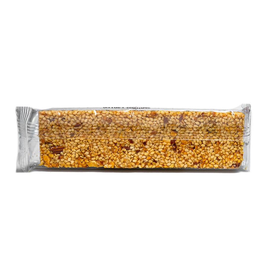 Sesame bar with honey and almond