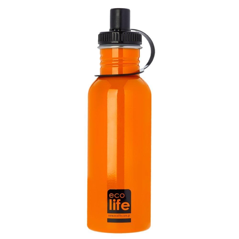 Stainless steel flask 600ml (orange)