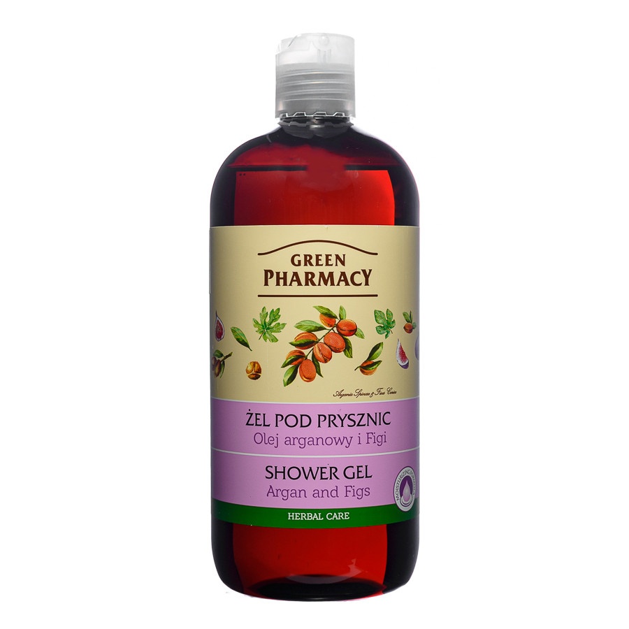 Body wash with argan oil and figs