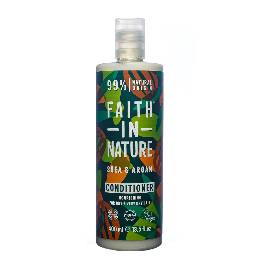Hair conditioner with shea butter and argan oil fragrance