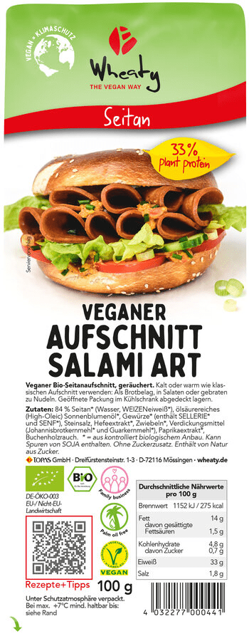 Vegan Air Salami Type