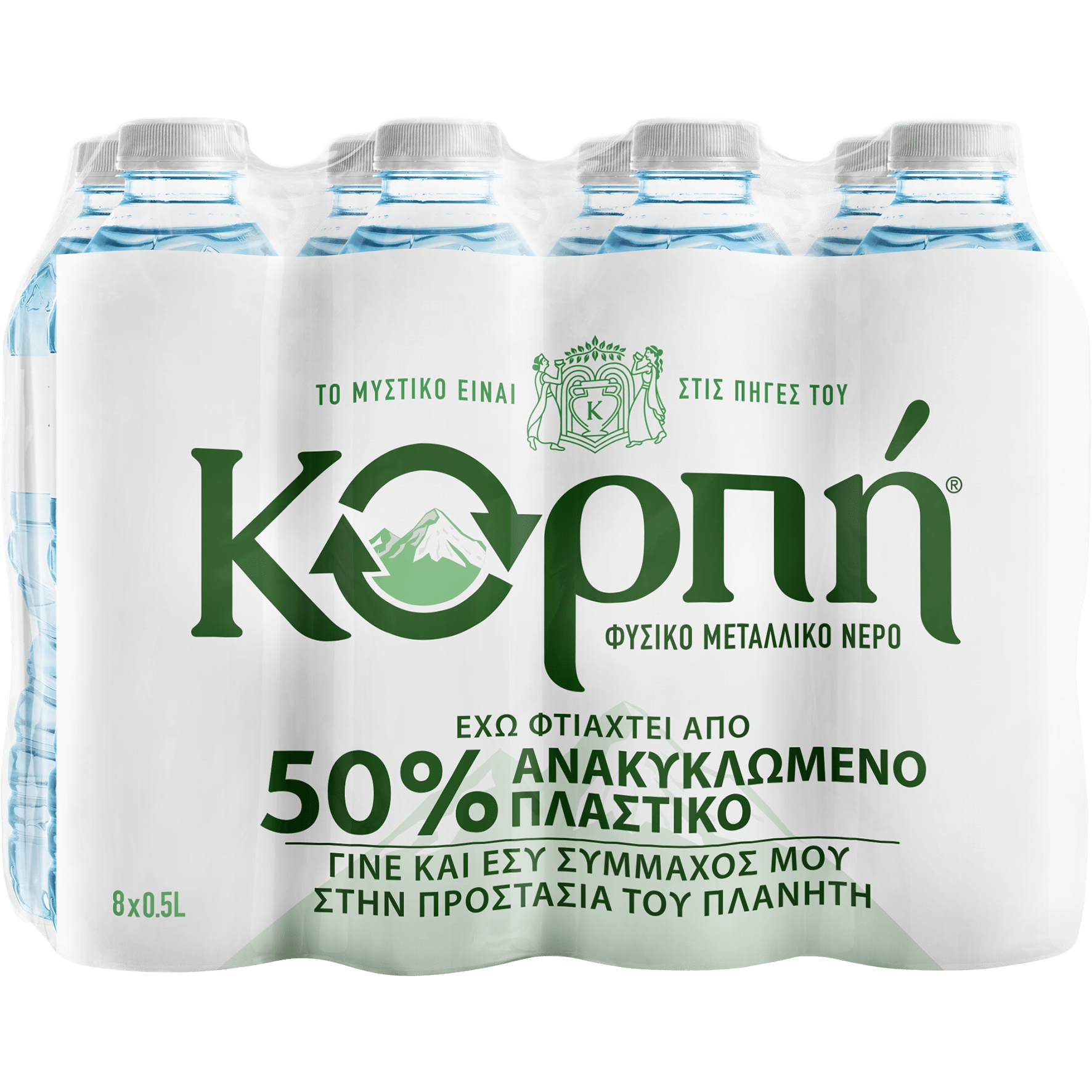 Natural mineral water 8x500ml