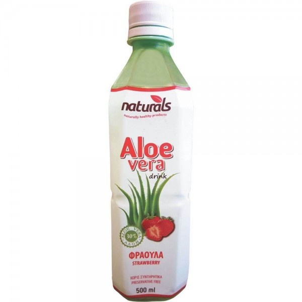 Aloe vera drink pomegranate flavor