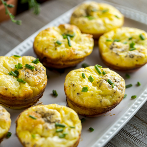 🎒  Mini Frittatas με Αυγό, Σπανάκι & Φέτα